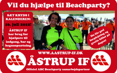 Vil du hjælpe til Beach Party 16. juli 2022