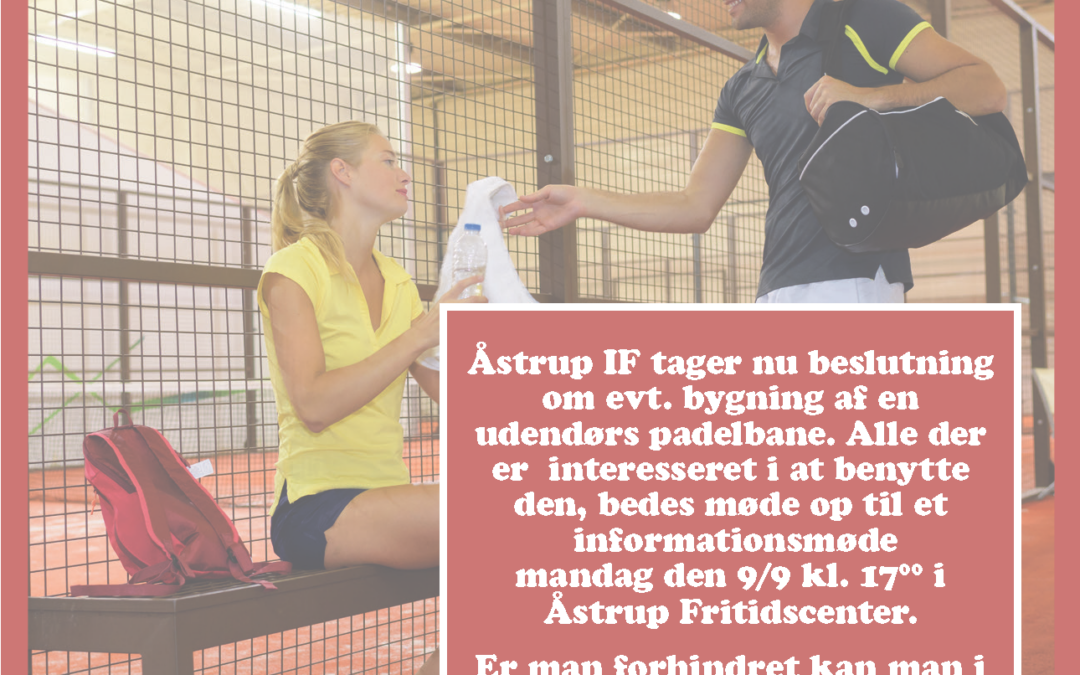 Padelbane på vej