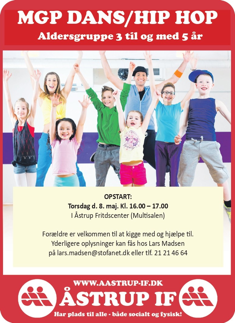 MGP DANS/HIP HOP opstart den 08.05.2025