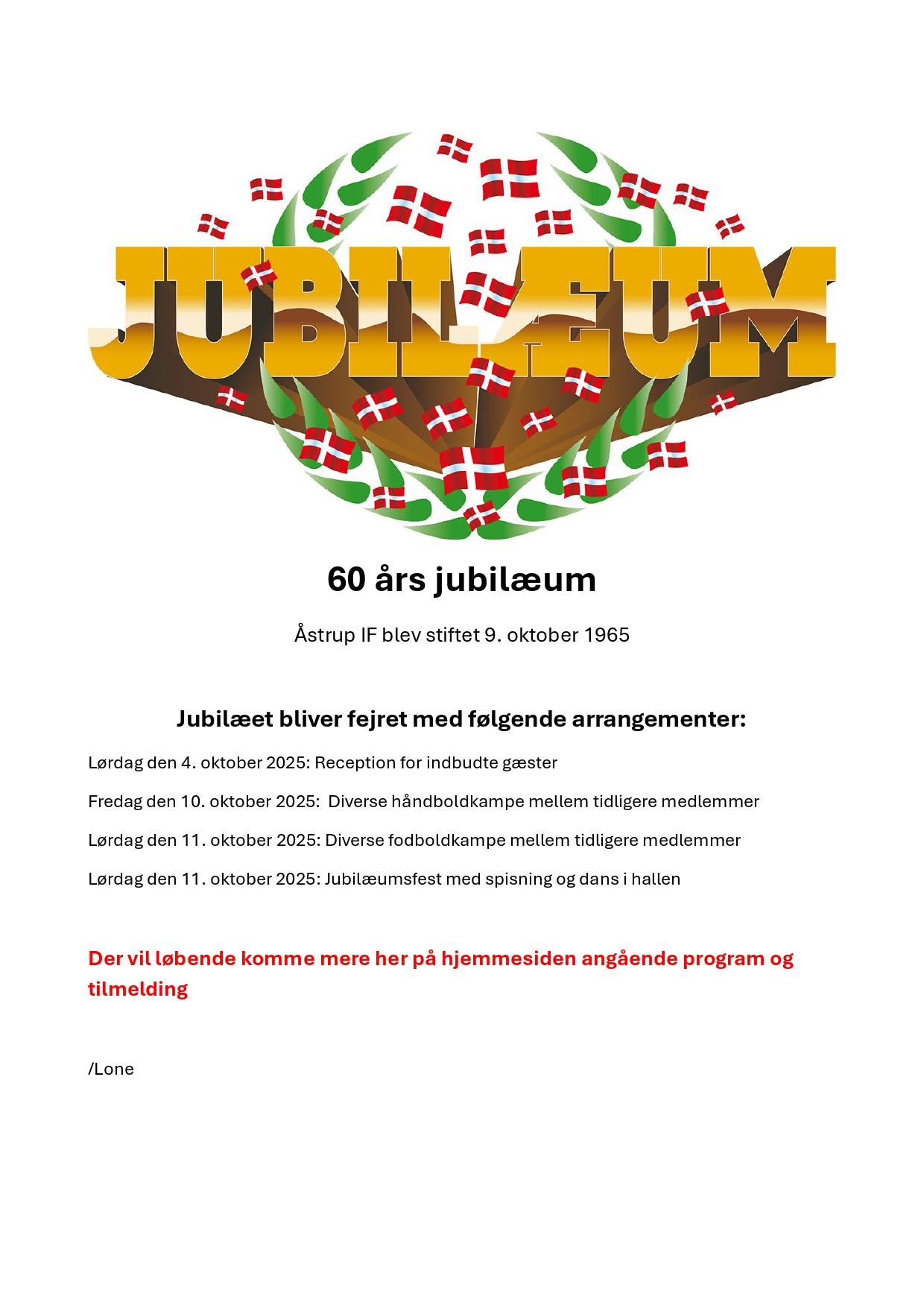 60 års jubilæum