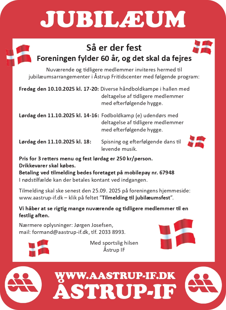 Jubilæumsfest – 60 år