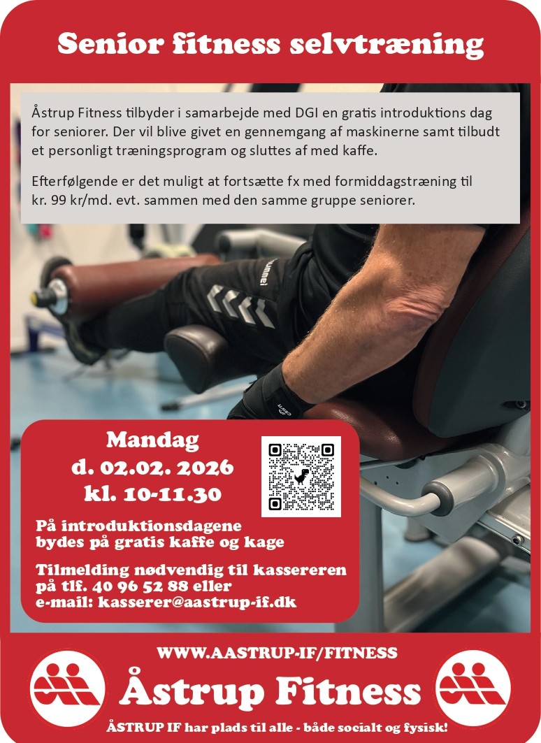 Obs. – endnu et hold Senior Selvtræning