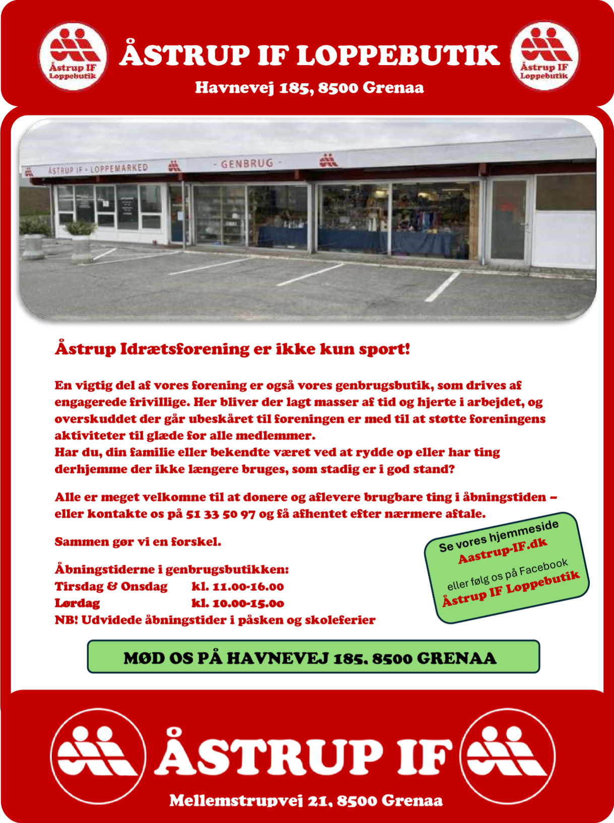 Åstrup Idrætsforening er ikke kun sport
