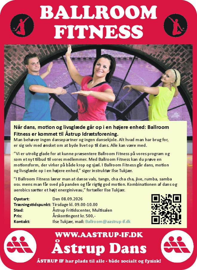 Dansefeberen fortsætter med Ballroom Fitness